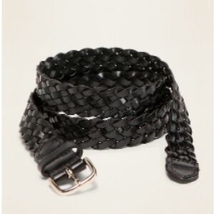 Plus size Braided Faux-Leather Belt For Women
